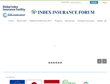 Tablet Screenshot of indexinsuranceforum.org